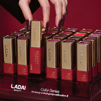 Ensemble de vernis à ongles en gel rouge de luxe LADAI ZRKGEL, 24 couleurs, haute pigmentation, sans HEMA ni TPO, haute qualité, vente en gros, collection de vernis à ongles en gel