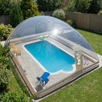Dôme gonflable transparent d'air de tente de couverture de piscine claire extérieure pour la piscine