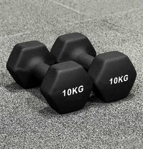 Smartfit 1-20lb Neoprene tráng quả tạ gang tay trọng lượng màu Vinyl quả tạ Bộ - Product Image 6