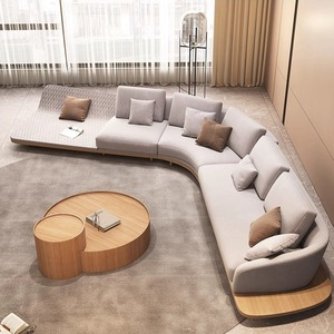 Italiaanse Minimalistische <span class=keywords><strong>Ferrari</strong></span> Doek Sofa Set Voor Grote Appartement Boog Hoek Speciale-Vormige Combinatie Voor Woningmeubilair Dilraba - Product Image 3