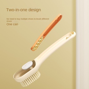 Two-in-One Plastic Shoe & Laundry <b>Brush</b> Household Soft Suede <b>Brush</b> No Shoes - Product Image 1