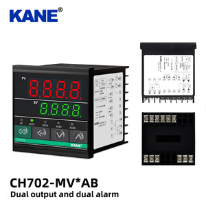 KANE CH702-MV * AB 72*72mm 220VAC 50/60Hz termostat çift Alarm ile akıllı dijital <span class=keywords><strong>PID</strong></span> sıcaklık kumandası çift çıkış - Product Image 1