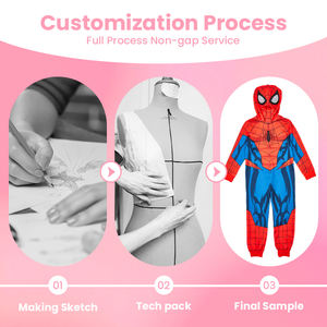 Manufacturer Direct Supply Boys Muscle <strong>Spiderman</strong> Fancy Jumpsuit Costume Baby Children Halloween Carnival Parties TV Polyester - Product Image 2