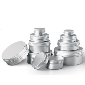 Recipiente redondo de aluminio con tapa, gran oferta, 5ml, 10ml, 15ml, 30ml, 50ml, 60ml, 80ml, 100ml, 150ml, 250ml - Product Image 1