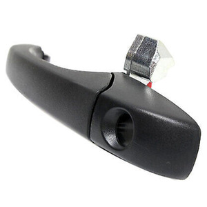 Dodge Caliber Jeep Compass Left <b>Door</b> <b>Handle</b> 5074189AG Black Plastic <b>Replacement</b> Part - Product Image 2