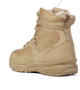 รองเท้าเดินป่ากันน้ำสำหรับผู้ชาย TSB4 รุ่น Definite Outdoor Sports Tactical ทำจากไนลอน สีเบจ เหมาะสำหรับทุกฤดู - Product Image 5