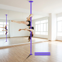 Nouveau kit de pole dance portable de 2 mètres avec barre en caoutchouc pour améliorer la force intérieure, idéal pour les clubs, studios et fitness
