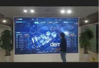 Écran LED de grande taille 4,8 m * 15,6 m, double lumière, pointeur laser, interaction précise à distance, écran LED interactif