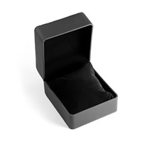 Boîte de récompense emballage coffrets cadeaux rectangulaire Cube à clapet noir blanc couleur boîte de papier pour paquet de montre