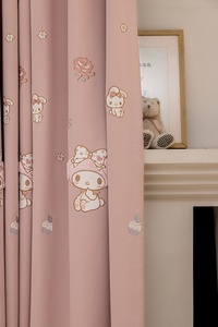 <span class=keywords><strong>Tende</strong></span> per bambini di lusso in stile moderno con ricami 3D con disegno ricamato a cartoni animati <span class=keywords><strong>tende</strong></span> in ciniglia con puro per le camere da letto dei bambini - Product Image 4