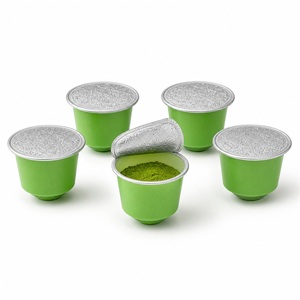 Capsules de matcha OEM ODM compatibles avec les machines Nespresso, service à portion individuelle, support pour marque privée, emballage personnalisé, approvisionnement - Product Image 1