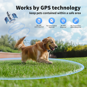 Sistema de Contención para Mascotas con GPS, Collar de Choque Recargable Resistente al Agua IPX7, Cerca Eléctrica Inalámbrica para Perros Medianos y Grandes - Product Image 3