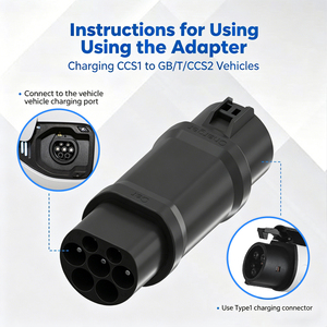 Adaptador de Alta Calidad Tipo 1 a GBT, Conector de Carga para Vehículos Eléctricos de <span class=keywords><strong>32A</strong></span> y 7kW, J1772 a GB/T 20234.2 para Vehículos Estándar Chinos BYD - Product Image 3