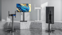 Support de télévision universel inclinable pour téléviseurs de 42 à 75 pouces, VESA max 600x500, acier et MDF robustes, style moderne, garantie 5 ans