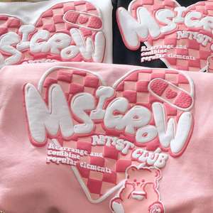 库存2025新创新最受欢迎2025年最佳新产品高品质羊毛男女通用街装圆领运动衫男士 - Product Image 3