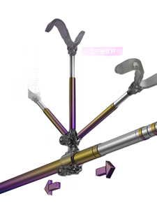 Soporte de Caña de Pescar de Acero Inoxidable, Soporte de Caña Ajustable para Inserción en el Suelo, Palo de Pesca - Product Image 3