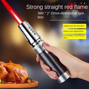 <span class=keywords><strong>Chalumeau</strong></span> à <span class=keywords><strong>gaz</strong></span> butane à flamme réglable à action directe haute température Debang DB-606 pour cigares et moxibustion - Product Image 2
