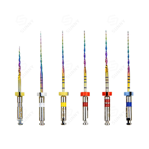 Fils endodontiques rotatifs flexibles en NiTi pour canaux radiculaires, système complet d'instruments endodontiques compatible avec le moteur endodontique dentaire - Product Image 1