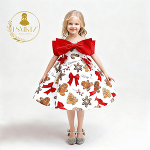 Robe en satin princesse pour petites filles, pour fêtes d'été, robe pour petite fille pour fête de Noël, tenues de bal pour enfants - Product Image 2