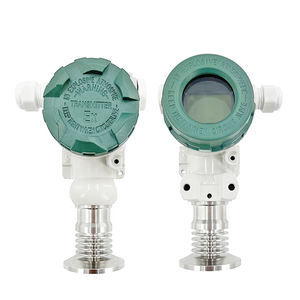 高精度衛生クランプ取り付けフラッシング膜液晶デジタル表示圧力トランスミッタ - Product Image 2