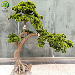 Albero di pino artificiale personalizzato albero artificiale dall'aspetto naturale albero di pino finto pino albero di cedro per decorazione interna esterna - Product Image 5