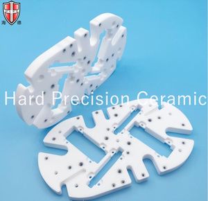 <span class=keywords><strong>Placa</strong></span> de <span class=keywords><strong>junta</strong></span> de cerámica mecanizable Macor blanca de precisión con inserto de metal de rosca/tablero de aislamiento de vitrocerámica - Product Image 4