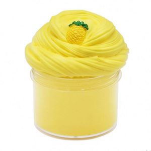 2019 Trending Educational Kid Toys Colors Rainbow Crystal Mud DIY Pineapple Cotton Silk <b>Slime</b> - Product Image 1