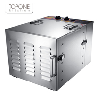 Déshydrateur d'aliments en acier inoxydable, sèche-fruits et légumes, machine de séchage pour fruits, citron et oignon
