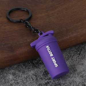 Porte-clés Disque <span class=keywords><strong>de</strong></span> Poids Fitness 45LB en PVC, Breloque Disque <span class=keywords><strong>de</strong></span> Poids, Pendentif <span class=keywords><strong>de</strong></span> Sac à Chaîne avec Anneau Métallique Noir, <span class=keywords><strong>Cadeau</strong></span> Unisexe pour Amateurs <span class=keywords><strong>de</strong></span> Gym, pour Sac à Dos et Clés - Product Image 3