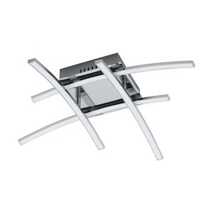 PLAFONNIER LED CHROME NEVADO 50X50CM - 1X18W 1X2450lm 3000K - Product Image 1