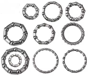 Juego de rodamientos AISI estándar 5/16x9, retenedor de bolas de acero al carbono, Pedal, horquilla delantera, auriculares, bujes de eje para bicicleta, bolas de acero inoxidable - Product Image 2