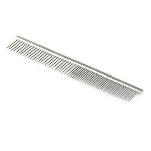 Finishing Polish Stainless Steel Anti-Static Dog Cat Pet Grooming Comb Shear Groomer Tools