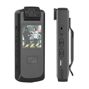 Taşınabilir giyilebilir Video 2 inç Lcd ekran Mini kişisel Hd 1080P vücuda takılan kamera