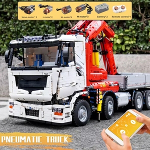 Set di Costruzioni Educativo per Bambini: Camion Gru Pneumatica <span class=keywords><strong>Lepini</strong></span>, Regalo di Compleanno, Prezzo all'Ingrosso - Product Image 5