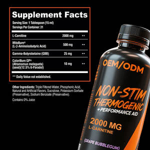 เครื่องดื่มออกกำลังกายแอลคาร์นิทีนแบบฉีดเพิ่มพลังเผาผลาญไขมันด้วยอิเล็กโทรไลต์เครื่องดื่มออกกำลังกายสำหรับใส่เล่นกีฬา - Product Image 3