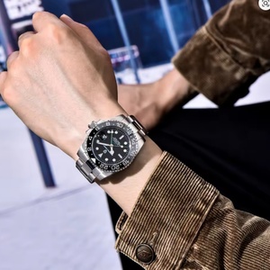 Nuevo Reloj Mecánico Pagani Design PD-1662, Bisel de Cerámica Negro y Gris, Reloj GMT de Marca de Primera Calidad, Cristal de Zafiro, Reloj Automático - Product Image 6
