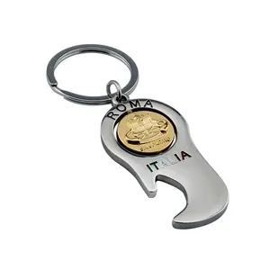免费样品定制锌合金金属钥匙链世界各县旅游纪念品钥匙圈金俱乐部开瓶器