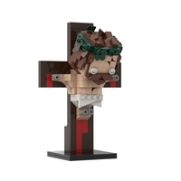 Ensemble de blocs de construction Funbuild Scène Religieuse Chrétienne Jésus-Christ Histoires Bibliques Briques Décoration de Bureau Pâques Jouet Cadeau Religieux