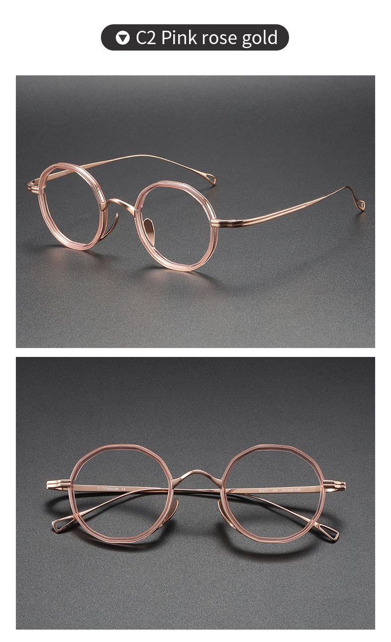 RT-24107ページ Glasses Lindberg 9754 Strip Titanium Men's Eyewear X-Large