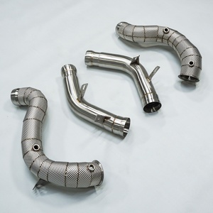Tuyau d'échappement en acier inoxydable 304 de haute qualité pour Benz E63/E63S W213 M178, tube droit réducteur 2018 - Product Image 6