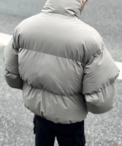 Vestes en duvet à capuche longues pour hommes Manteaux d'hiver à poches multiples pour hommes - Product Image 6