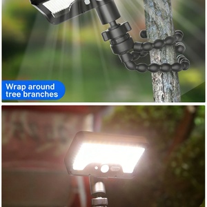 Lámpara Solar de Jardín con Forma de Pulpo, Lámpara de Clip para Exteriores, Ideal para Acampar y Uso Doméstico, Nuevo Modelo con Sensor de Movimiento, Lámpara de Pared Impermeable - Product Image 3