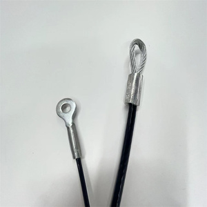 固定ループ付き編組スチールコーティングPVCワイヤーロープスリング - Product Image 6
