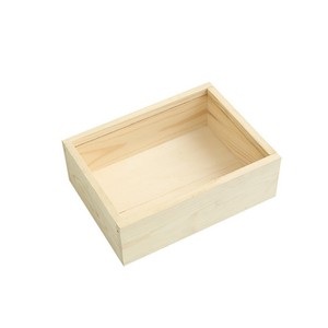 Caja de almacenamiento de madera, organizador de escritorio Rectangular de 20x15x7cm para embalaje de joyería, dulces y recuerdos - Product Image 5