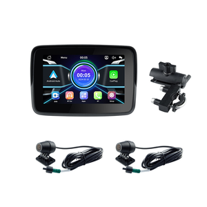 Nouveau moniteur GPS pour <span class=keywords><strong>moto</strong></span> de 5 pouces avec CarPlay sans fil intégré, Android Auto, étanche IP67 pour navigation automobile portable 5.0 - Product Image 1