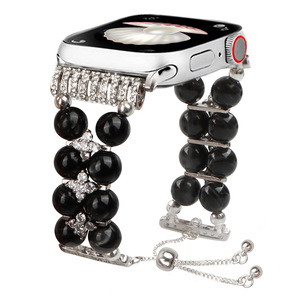 <span class=keywords><strong>Bracelet</strong></span> de montre en perles pour <span class=keywords><strong>femme</strong></span> avec boucle ardillon en PVC, style petite fragrance, compatible avec les modèles 87 Generation/65/<span class=keywords><strong>SE</strong></span> Ilm062, très populaire - Product Image 3