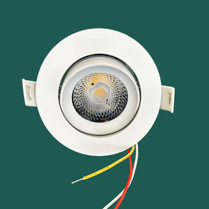 贝诺里24V 8W 60D 2700K防眩光发光二极管筒灯KNX DALI Loxone PWM DMX海格智能家居CRI95天花板点嵌入式筒灯 - Product Image 6