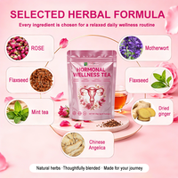 Thé bien-être hormonal 3g x 30 sachets de thé Infusion à base de plantes Boisson naturelle bien-être Soutien quotidien