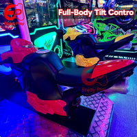 Simulateur de course de moto 2 joueurs Enjoy Blazing, machine de jeu à monnayeur en métal, équipement d'amusement pour centre commercial et zone de jeux, vente en gros