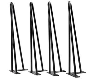 أرجل معدنية على شكل دبوس الشعر رخيصة الثمن لأثاث القهوة وطاولات الطعام - Product Image 1